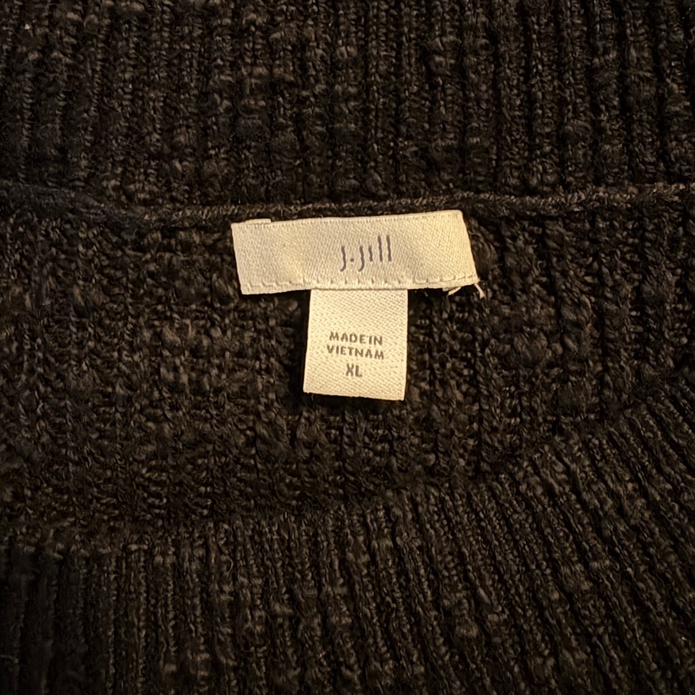 J.Jill Sweater Black Size XL - Picture 7 of 9